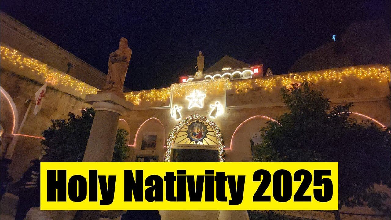 Bethlehem at Midnight 2025: Christmas Mass and Visit at the Church of the Nativity