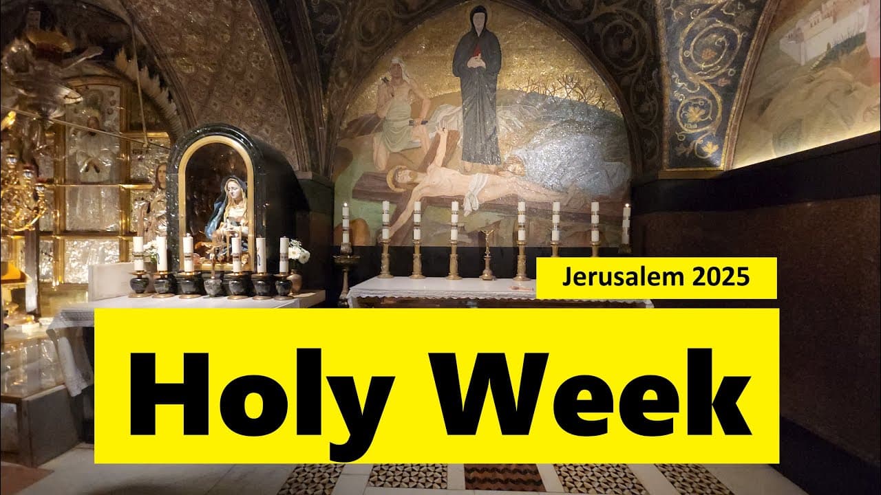 The Church of the Holy Sepulchre is ready for Holy Week, embracing faith and history in Jerusalem.